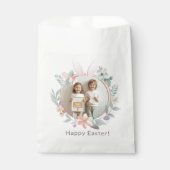 Elegant Pastel Easter Photo Favor Bags フェイバーバッグ (正面)