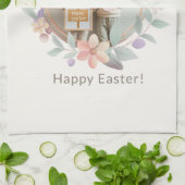 Elegant Pastel Easter Photo Kitchen Towel キッチンタオル (折り畳み)