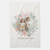 Elegant Pastel Easter Photo Kitchen Towel キッチンタオル (縦)