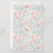 Elegant Pastel Floral Two-Sided Scrapbook Paper (正面)