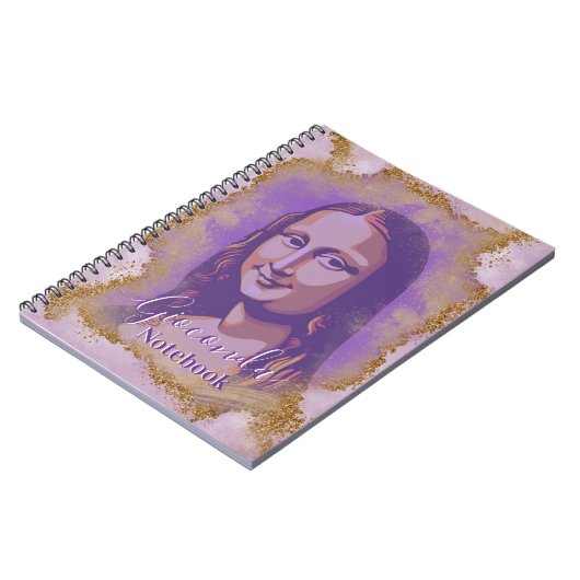 Elegant Pastel Gioconda Leonardo Da Vinci ノートブック (左側)