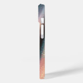 Elegant Pastel Iridescent Glitter Silk Waves Shimm Case-Mate iPhoneケース (裏面 / 左)