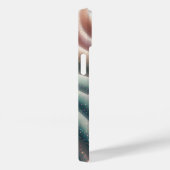 Elegant Pastel Iridescent Glitter Silk Waves Shimm Case-Mate iPhoneケース (裏面 / 右)