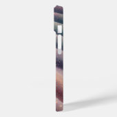 Elegant Pastel Iridescent Glitter Silk Waves Shimm Case-Mate iPhoneケース (裏面 / 左)