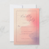 Elegant Pastel Ombre RSVP (正面)