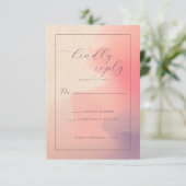 Elegant Pastel Ombre RSVP (スタンド正面)