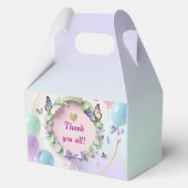 Elegant Pastel Quinceañera Place Cards フェイバーボックス (裏面)