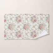 Elegant Pastel Roses Shabby Chic  バスタオルセット (ハンドタオル)