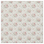 Elegant Pastel Roses Shabby Chic ファブリック (見本)
