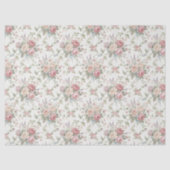 Elegant Pastel Roses Shabby Chic 薄葉紙 (正面)