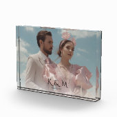 Elegant Pastel Vintage picture Wedding  フォトブロック (右)