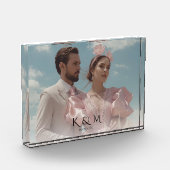 Elegant Pastel Vintage picture Wedding  フォトブロック (左)