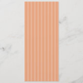 Elegant Peach Minimalist Wedding Menu メニュー (裏面)