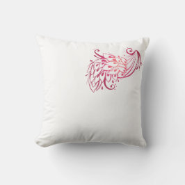 Elegant Peacock Feather Square Pillow | Luxurious  クッション