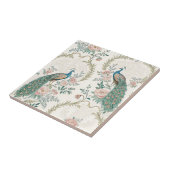 Elegant Peacock Floral Vintage (15) タイル (側面)