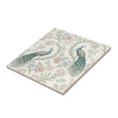 Elegant Peacock Floral Vintage (20) タイル (側面)