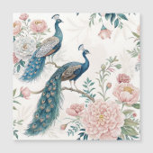 Elegant Peacock Floral Vintage (6) (正面)