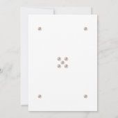 Elegant Pearl Bible Verse Christian Wedding  招待状 (裏面)