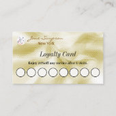 Elegant Pearlescent Gold Texture ロイヤリティカード (正面)