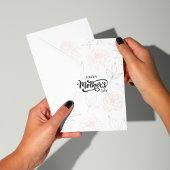 Elegant Peony Floral Mother’s Day Card カード