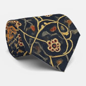 Elegant Persian Pattern Tie – Gold & Black Classic ネクタイ (ロール)