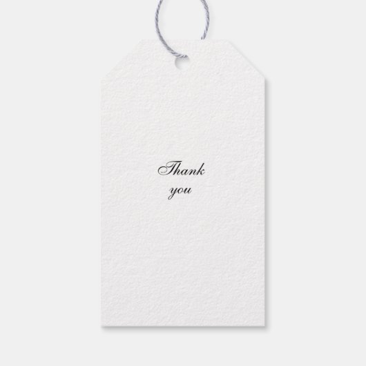 Elegant personalisierbar ギフトタグ (裏面)