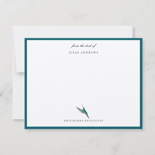 Elegant personalized ノートカード (正面)