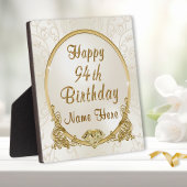 Elegant Personalized, 94th Birthday Gift Ideas, フォトプラーク