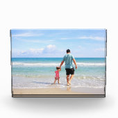 Elegant Personalized Acrylic Photo Plaque フォトブロック (正面)