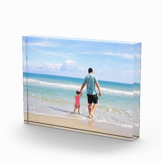Elegant Personalized Acrylic Photo Plaque フォトブロック (右)