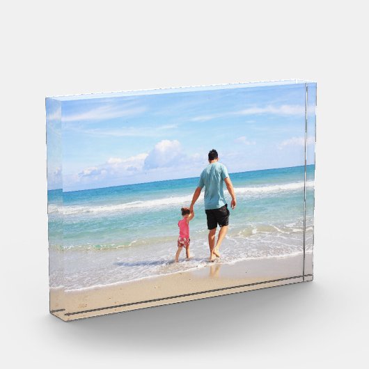 Elegant Personalized Acrylic Photo Plaque フォトブロック (左)