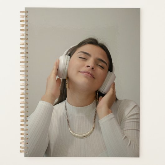 Elegant Personalized Custom Photo プランナー手帳 (正面)