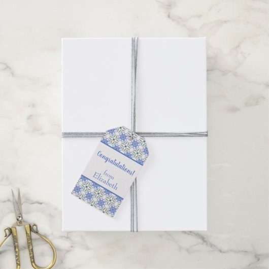 Elegant Personalized Gift Tag ギフトタグ (より糸付き)