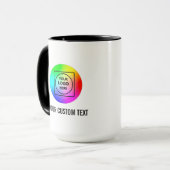 Elegant Personalized High Quality 15oz mug マグカップ (正面左)