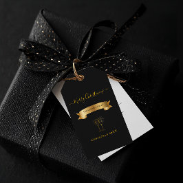 Elegant Personalized Merry Christmas Gift Tags ギフトタグ