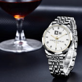 Elegant Personalized Monogram  腕時計