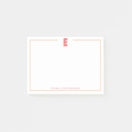 Elegant Personalized Monogram 3D Letter C Initial  ポストイット