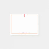 Elegant Personalized Monogram 3D Letter I Initial ポストイット (正面)