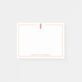 Elegant Personalized Monogram 3D Letter I Initial  ポストイット