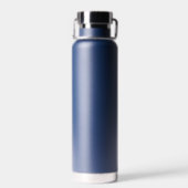 Elegant Personalized Name Script Water Bottle ウォーターボトル (背面)