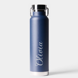 Elegant Personalized Name Script Water Bottle ウォーターボトル