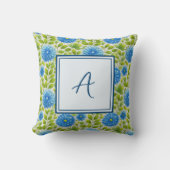 Elegant Personalized Stylish Romantic Floral Chic クッション (正面)