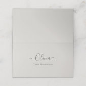 Elegant Personalized Wedding Place Card –  Simple  プレイスカード (外部開封)