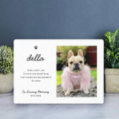 Elegant Pet Memorial | Photo Keepsake フォトプラーク