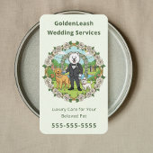 Elegant Pet Wedding Sitter Wedding Dog Handler 名刺