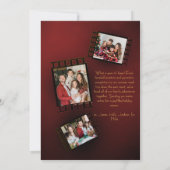 Elegant Photo Christmas Card for Movie Lovers シーズンカード (裏面)