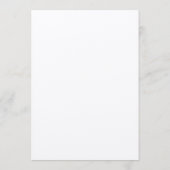 Elegant Photo Collage Wedding Dinner Menu Card メニュー (裏面)