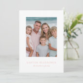 Elegant Photo Easter Blessings  シーズンカード (スタンド正面)