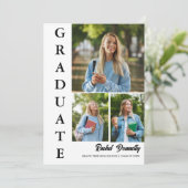 Elegant Photo Graduation 招待状 (スタンド正面)