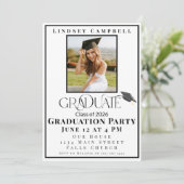 Elegant Photo Graduation Party / “Graduate”  招待状 (スタンド正面)